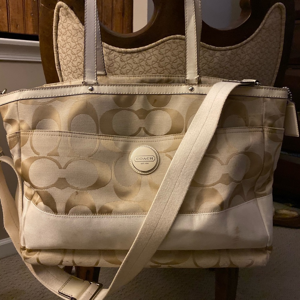 Coach diaper bag
